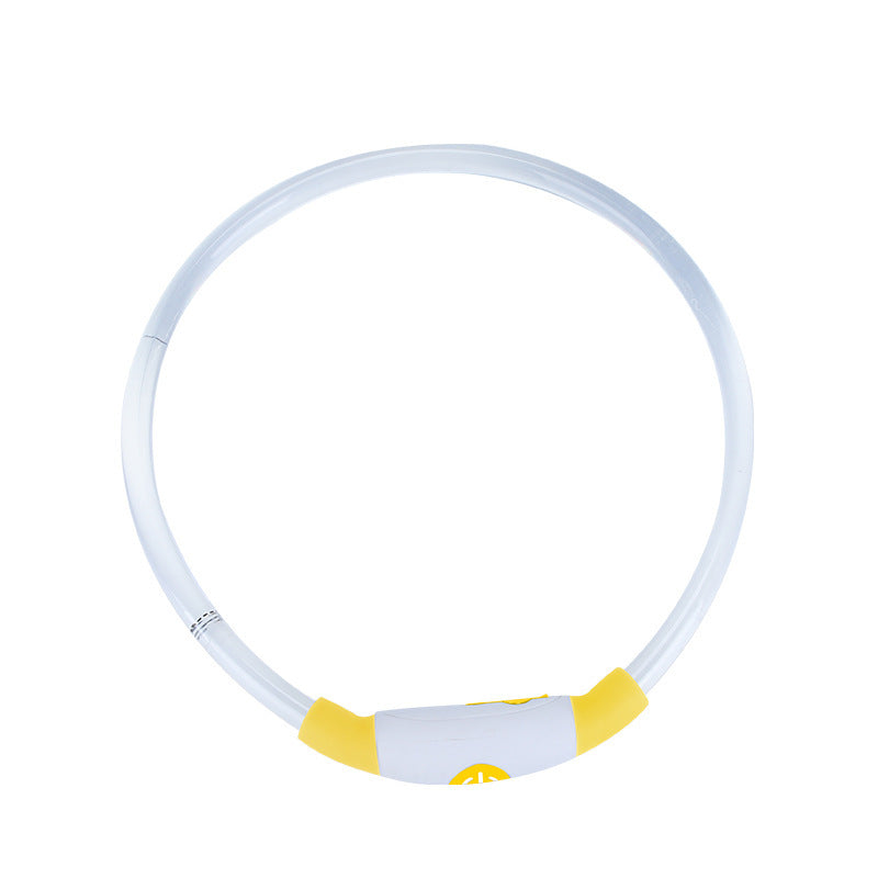 Collier lumineux pour chats et chiens à LED, rechargeable par USB – Collier de sécurité lumineux qui brille dans le noir pour vous et votre animal de compagnie.