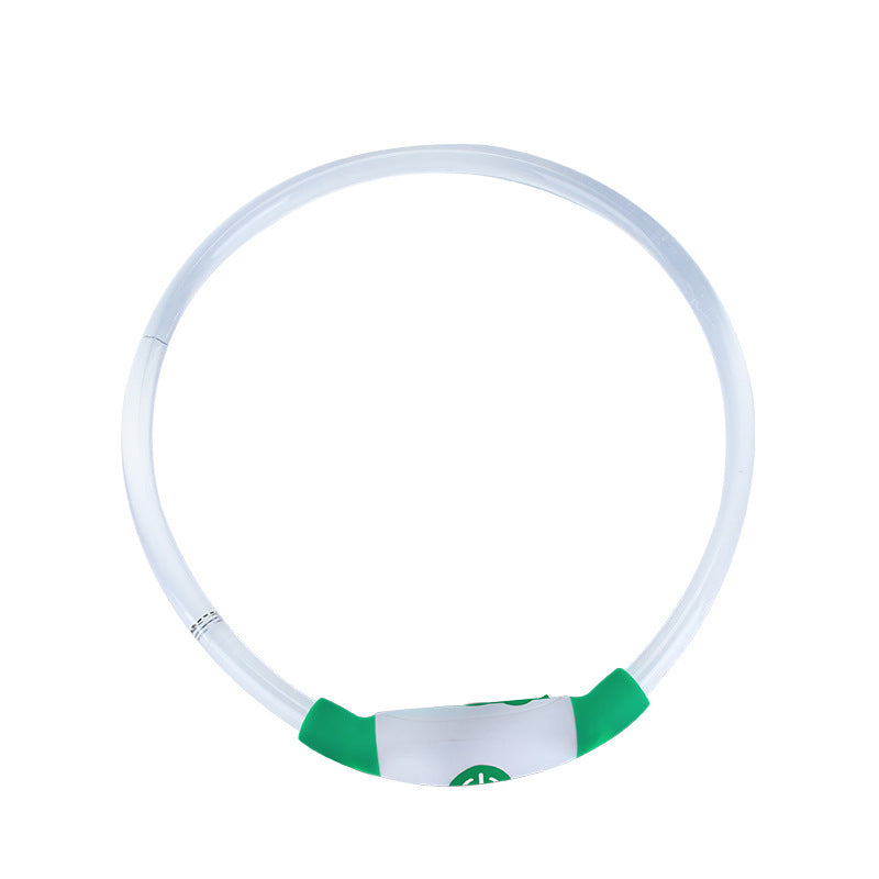 Collier lumineux pour chats et chiens à LED, rechargeable par USB – Collier de sécurité lumineux qui brille dans le noir pour vous et votre animal de compagnie.