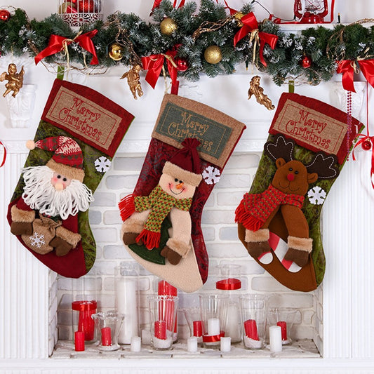 Chaussettes de Noël décoratives