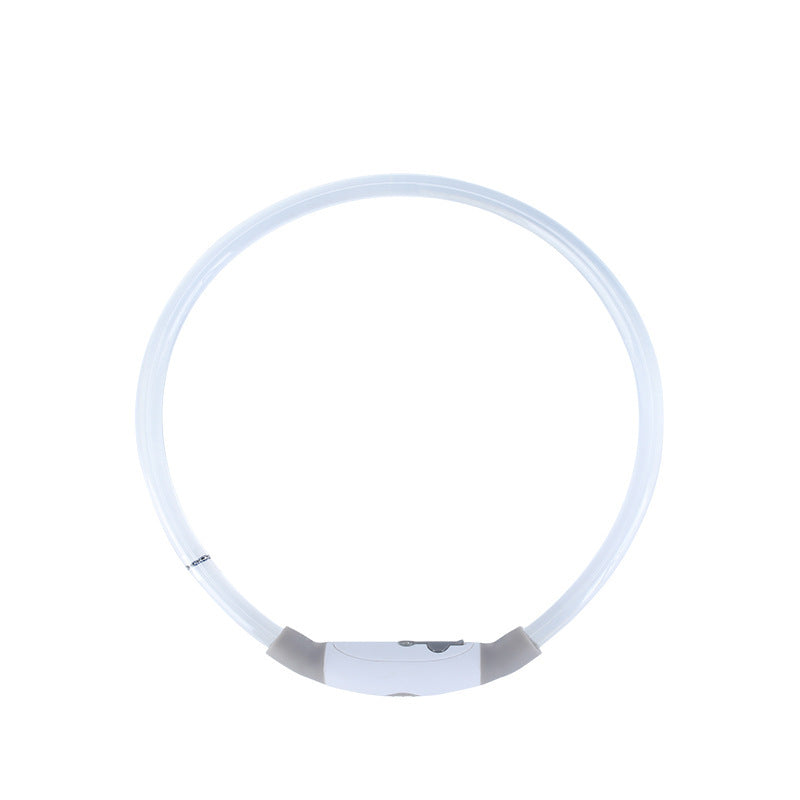 Collier lumineux pour chats et chiens à LED, rechargeable par USB – Collier de sécurité lumineux qui brille dans le noir pour vous et votre animal de compagnie.