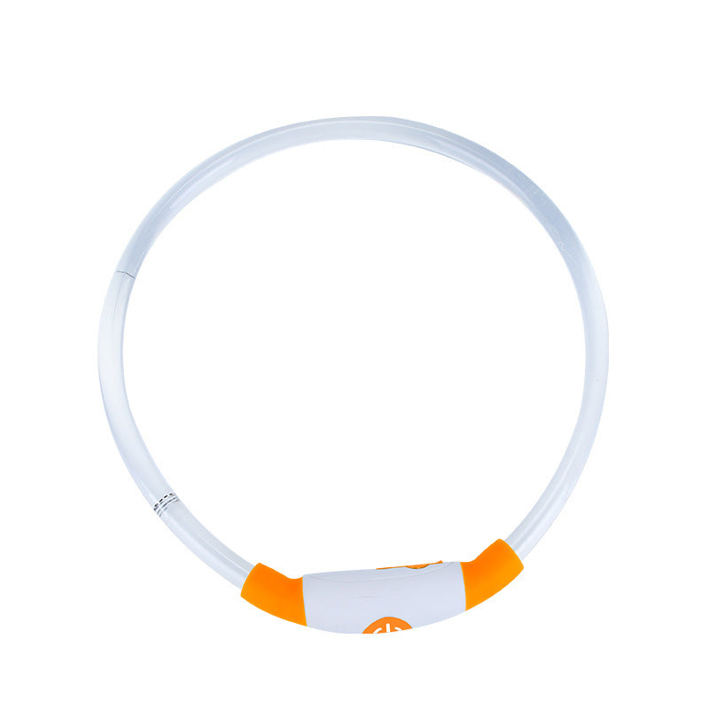 Collier lumineux pour chats et chiens à LED, rechargeable par USB – Collier de sécurité lumineux qui brille dans le noir pour vous et votre animal de compagnie.