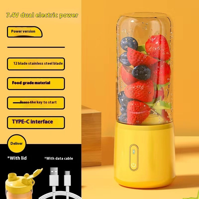 Mixeur portable rechargeable avec gobelet à jus